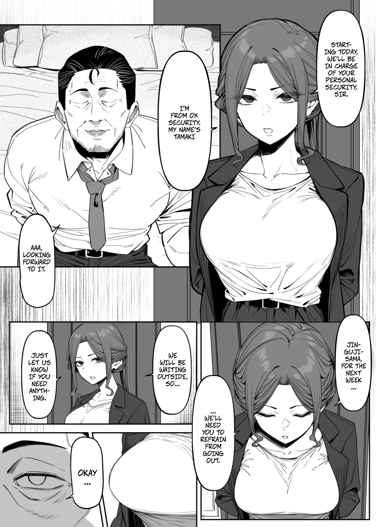 Hentai Manga Comic-A Bodyguard Without Protection-Read-1